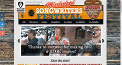 Desktop Screenshot of mssongwritersfestival.com