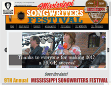 Tablet Screenshot of mssongwritersfestival.com